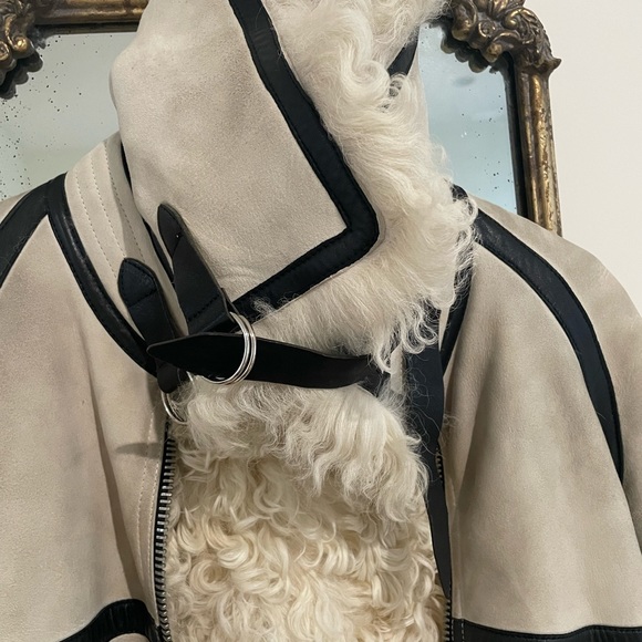 Isabel Marant Micha Suede Shearling 2018 Runway Coat - Picture 4 of 10